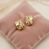 Gold & Crystal Interlace