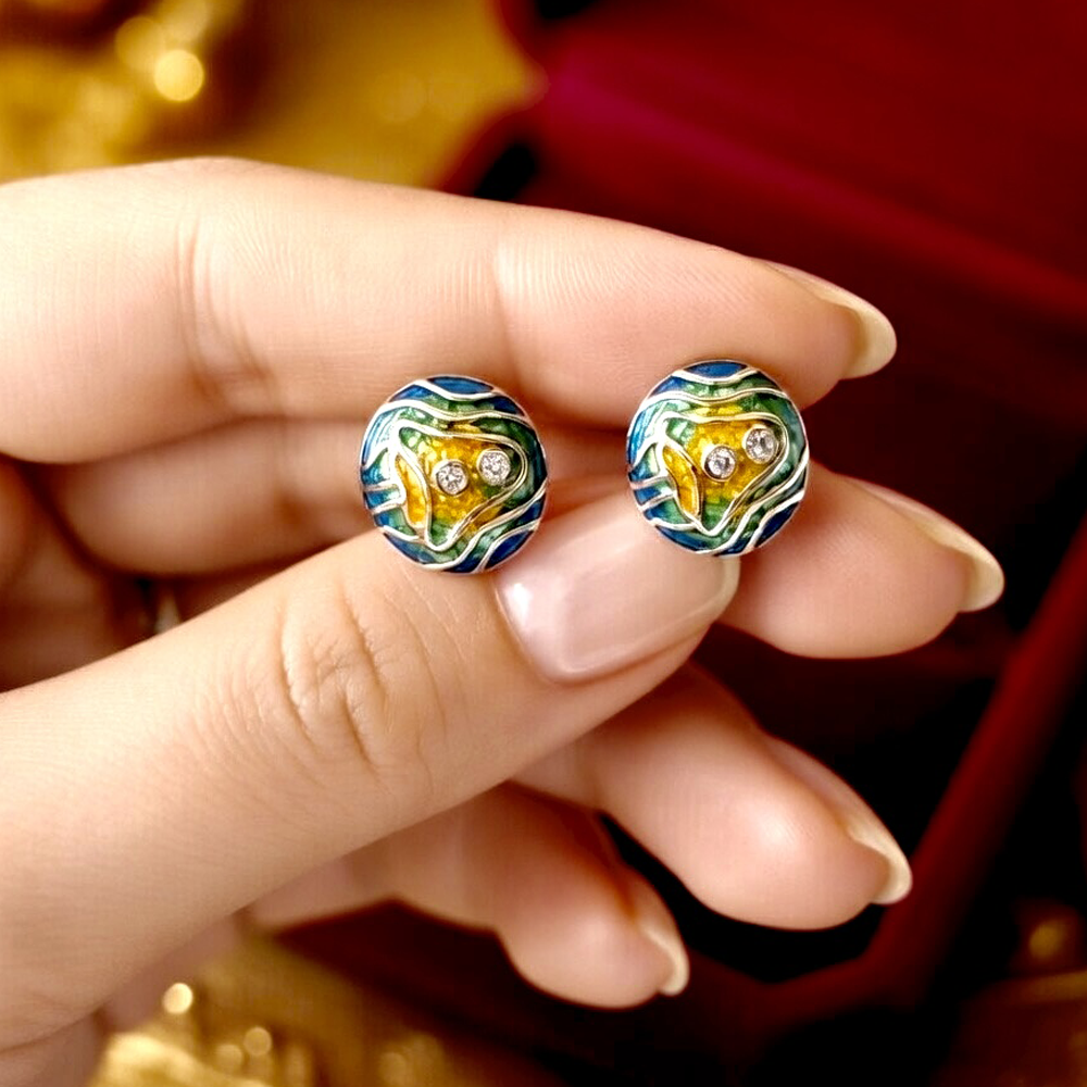NTK-XUP-ER-021-2 Meena Pop Stud